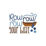 (image for) A Nursery Rhyme - ROW ROW ROW YOUR BOAT